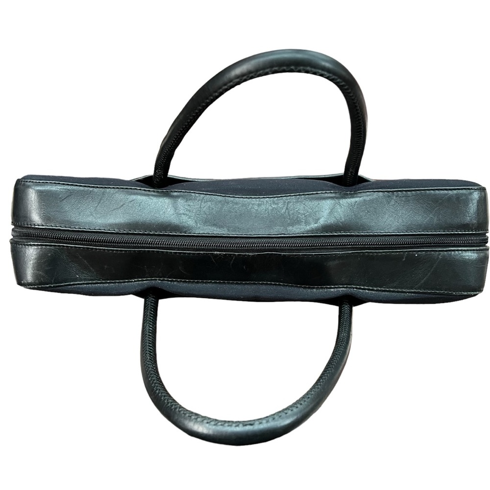 Tumi Executive Laptop Bag, Black Leather and Fabric Mix - Picture 9 of 11